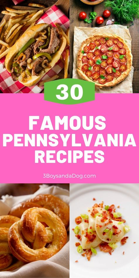 Philly Food Recipes, Pennsylvania Food Recipes, Pittsburgh Food Recipes, Pennsylvania Dutch Recipes Dinners, Philadelphia Food Recipes, Celebrity Recipes Famous, Amish Recipes Authentic Pennsylvania, Pa Dutch Recipes, Philly Recipes