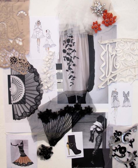 Fashion Moodboard elegant lace & trim Portfolio Design Layouts, Design Portfolio Layout, Moda Over 50, Fashion Design Inspiration Board, Fashion Portfolio Layout, 포트폴리오 레이아웃, Trims Fashion, Portfolio Design Layout, Fashion Design Sketchbook