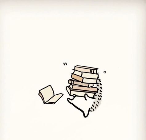 Book Worm Doodle, Cute Library Drawing, Cute Book Drawing, Book Drawing Simple, Books Doodle, Book Doodles, Library Drawing, Book Lover Tattoo, Book Doodle