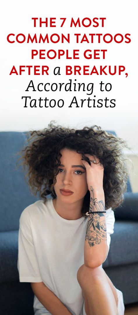 The 7 Most Common Tattoos People Get After A Breakup, According To Tattoo Artists Tattoos To Get After A Break Up, Break Up Tattoos Moving On, Tattoos After Breakup, Breakup Tattoo Ideas Moving On, Break Up Tattoos, Breakup Tattoo Ideas, Small Finger Tattoo Ideas, Most Common Tattoos, Breakup Tattoo