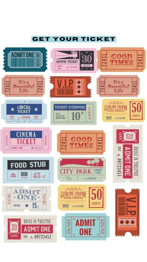 Matchbox Art, Drive In Theater, Movie Tickets, Admit One, Park City, Book Journal, Bullet Journal, Art