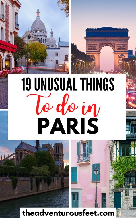 Traveling to Paris? Here are the unusual things not to miss.| Hidden gems in Paris | Non touristy things to do in Paris | Unusual things to do in Paris| lesser known things to do in Paris | Secret spots to visit in Paris | Off the beaten places in Paris |places to visit in Paris | paris unusual things to do | paris hidden gems | best hidden gems in paris |paris secret places | best secret places in paris #hiddenspotsinparis #unusualthingstodoinparis #theadventurousfeet Places To See In Paris, Must Do In Paris, Hidden Gems In Paris, Paris Hidden Gems, Paris Bucket List, Things To Do In Paris, Paris Itinerary, Paris Travel Tips, Paris France Travel