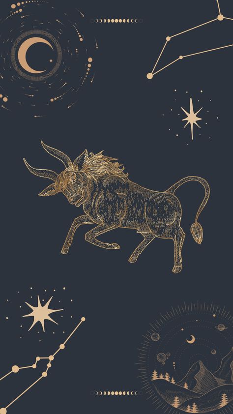 Taurus Art Wallpaper, Taurus Phone Wallpaper, Taurus Wallpaper Iphone, Taurus Wallpaper Aesthetic, Astrology Images, Taurus Wallpaper, Taurus Aesthetic, Capricorn Symbol, Capricorn Aesthetic