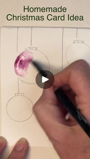 19K views · 372 reactions | Home-made watercolour Christmas idea. #Home-MadeCards #Home-MadeChristmasCards #Home-MadeWatercolourChristmasCards #ChristmasCardBaubles #ChristmasCard #KarenRice #KarenRiceTutorials #EasyChristmasCardIdeas #EasyChristmasCards real time tutorial link: https://youtu.be/_o1csVY9koY?si=T99a4Bg3Srp46ogh | Karen Rice Watercolour Tutorials | Man DeLorean · Sugar Plum Fairy Watercolour Christmas Cards, Watercolor Christmas Card, Watercolor Holiday Cards, Watercolour Christmas, Simple Christmas Cards, Christmas Idea, Homemade Christmas Cards, Watercolor Christmas Cards, Watercolor Christmas