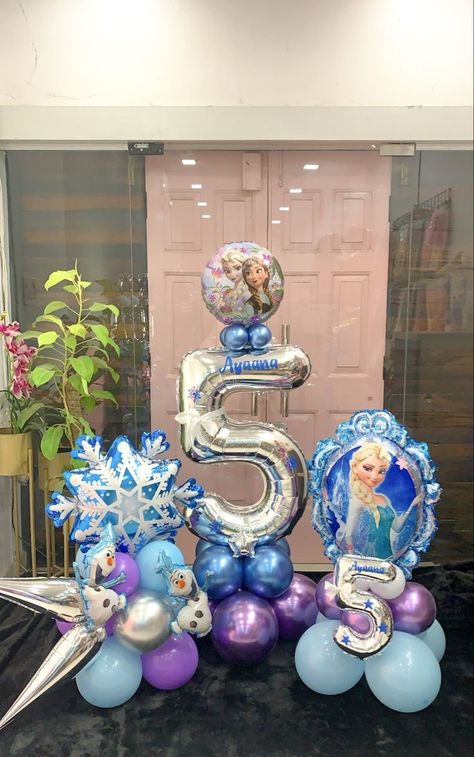 Frozen Balloon Columns, Elsa Balloon Arch, Frozen Balloon Centerpieces, Frozen Balloon Bouquet, Frozen Balloon Decorations, Frozen Balloon Garland, Frozen Birthday Party Favors, Frozen Balloons, Frozen Birthday Party Decorations