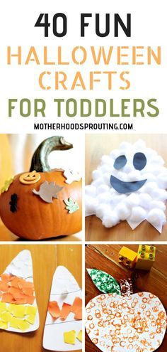 Easy Halloween Crafts For Kids, Fall Crafts For Toddlers, Halloween Arts, Crafts For Toddlers, Halloween Crafts For Toddlers, Fun Halloween Crafts, Halloween Arts And Crafts, Toddler Arts And Crafts, Easy Halloween Crafts