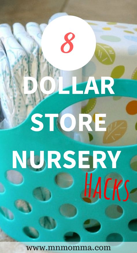 The Best Dollar Store Hacks all parents should know! From organizing your baby's nursery to making meal time easier - these DIY projects are easy, simple, and affordable! Don't miss these great money saving dollar store tricks for your new baby! #DIY #dollarstorehacks #dollarstore #savingmoney #savemoney #hacks #doityourself #organization #nursery #newborn #momtips Sofia Grace, Baby Preparation, Nursery Hacks, Mommy Hacks, Baby Nursery Organization, Babies Room, Store Hacks, Dollar Store Hacks, Diy Bebe