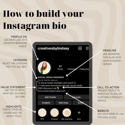 Ig Bio Business, How To Get Popular On Instagram Tips, How To Build A Brand On Instagram, Instagram Bussines Profile, Insta Bio For Business Account, Enterpreuner Instagram Bio, Instagram Bio Ideas Motivation, Instagram Business Account Ideas, Bio For Content Creator