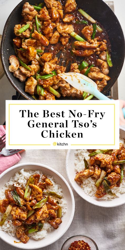 Easy General Tso Chicken, General Tao Chicken, Poulet General Tao, General Tso's Chicken, Healthy Asian, Tso Chicken, General Tso Chicken, Mapo Tofu, General Tso