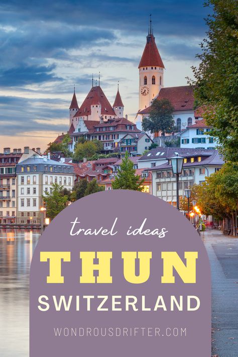 Thun Switzerland Things To Do, Art For Instagram, Switzerland Instagram, Swiss Summer, Thun Switzerland, Switzerland Summer, Switzerland Trip, Cover Design Inspiration, Instagram Highlight Cover