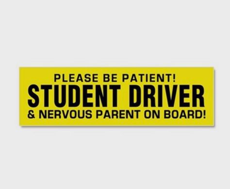 Student Driver Humor, Learners Permit, Student Driver, Free Clipart, Funny Svg, Cricut Projects Vinyl, Vinyl Projects, Cricut Vinyl, Bumper Sticker