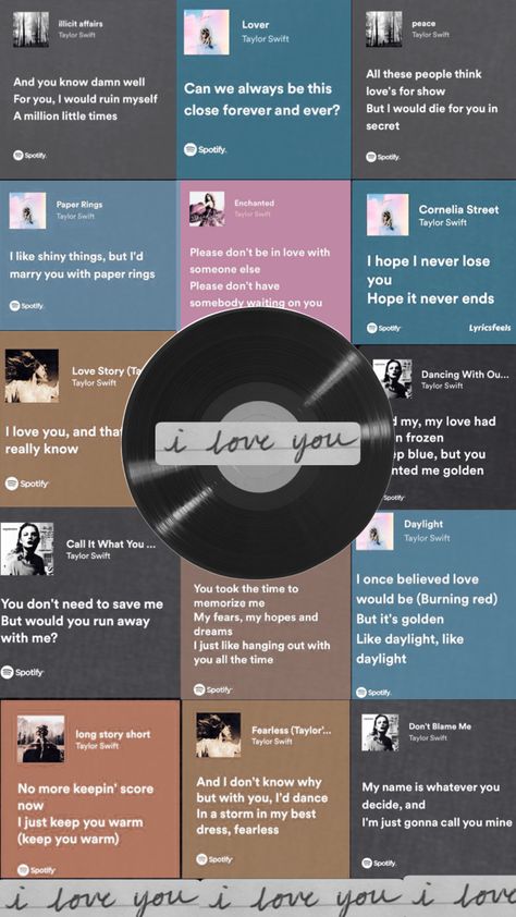 ways #taylorswift says i love you without actually saying it. #music #love #shufflefyp #lyrics | PLEASE CREDIT IF YOU USE! Ways To Say I Love You In Taylor Swift Lyrics, How To Say I Love You In Taylor Swift Lyrics, Taylor Swift Saying I Love You, Different Ways To Say I Love You Taylor Swift, Lyrics That Say I Love You, Ours Lyrics Taylor Swift, Quotes About Love Taylor Swift, I Love U In Taylor Swift Lyrics, Taylor Swift Albums Aesthetic Wallpaper