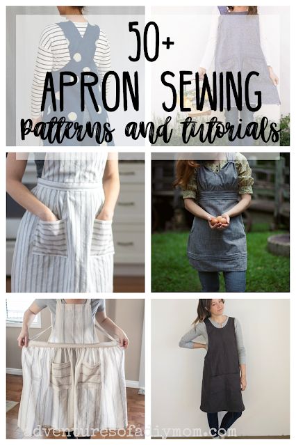 Need a new apron? Make one yourself with one of these amazing apron patterns. There are LOTS of styles and variety, so you can make the perfect apron for you. Linen Apron Pattern, Cross Back Apron Pattern, Apron Sewing Patterns, Half Apron Patterns, Free Apron Pattern, Uniforms Ideas, Japanese Style Apron, Apron Pattern Free, Apron Patterns