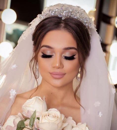 Wedding Make Up Inspiration, Latest Bridal Makeup, Make Up Sposa, Wedding Makeup Vintage, Gorgeous Wedding Makeup, Wedding Makeup Bride, Makeup Tip, Wedding Makeup Tips, Wedding Day Makeup