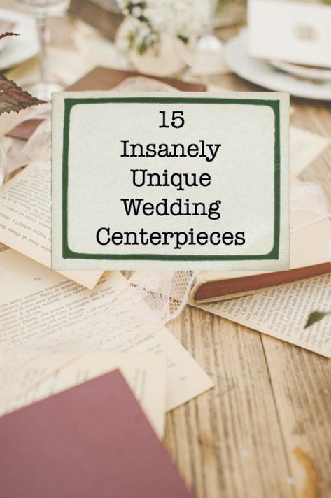 15 Amazingly Unique Wedding Centerpieces That Will Wow Guests Simple Rehearsal Dinner Centerpieces, Rehearsal Dinner Decorations Table Simple Centerpiece Ideas, Engagement Dinner Ideas, Unique Centerpiece Ideas, Unique Wedding Table Centerpieces, Unique Ideas For Wedding, Rehearsal Dinner Centerpieces, Wedding Shower Centerpieces, Cheap Centerpieces