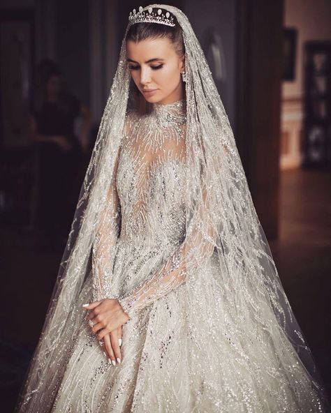 This Zuhair Murad wedding dress is out of this world. #wedding #bridal #weddingdresses #weddingdress #weddinggown #weddings #weddingfashion #bride #zuhairmurad Celestial Gown, Wedding Dresses Zuhair Murad, Zuhair Murad Dresses, Gown Inspiration, Wedding Robe, A Wedding Dress, Zuhair Murad, Bridal Beauty, Wedding Dress Inspiration