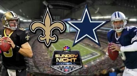 Saints vs Cowboys. Sunday Night Football Eagles Vs Cowboys, Saints Vs Falcons Funny, Steelers Vs Cowboys, Saints Beat Cowboys, Dallas Cowboys Defense, Sunday Night Football, Saints Football, Who Dat, New Orleans Louisiana