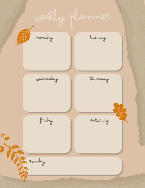 Fall weekly digital planner🤎 | Monthly Printable Planner by  Lisa Hampton New Month October, Fall Weekly Planner, Printable Meal Planner Monthly, Pink Classroom, Free Printable Monthly Planner, Colorful Planner, Monthly Printable, Study Planner Printable, Month October