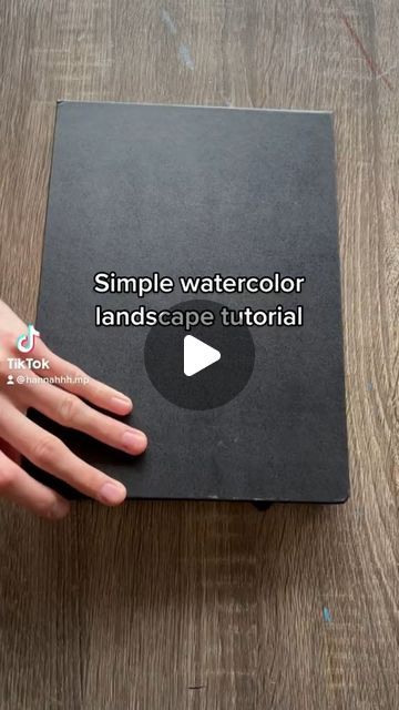 Watercolor Art For Beginners Winter, Beginner Painting Watercolor, Water Colour On Canvas, Watercolor Landscape Step By Step, Learn Watercolor Painting Step By Step, Water Colors Painting Landscaping, More To Explore, Art Watercolor Ideas, Watercolor Paintings For Beginners Video