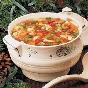 Tomato Turkey Soup Stew Ideas, Soup Barley, Soup Meatball, Soup Ham, Soup Lentil, Homemade Turkey Soup, Soup Chowder, How To Cook Barley, Soup Vegetable