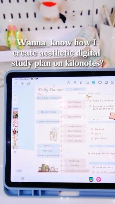 Digital Study Plan on my Huawei Tablet #huawei #study #kilonotes #android courseplanner #plannerlistsideas #projectplanner #freebloggingplanner Neat Notes, Best Notes App, Huawei Tablet, Note Tablet, Nice Stickers, Apps For Girls, Digital Planner Ideas, Student Apps, Interactive Calendar