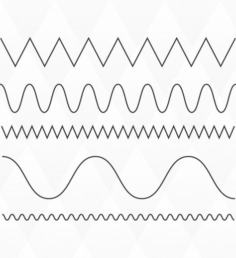 Illustrator tutorial: waveyandcurvyzigzagline Quick Tip: How To Create Wavy And Zig Zag lines In Illustrator Zig Zag Line Drawing, Zig Zag Lines Art Design, Line In Graphic Design, Line In Art, Games Drawing, Zig Zag Lines, Lines Drawing, Line Animation, Apple Picture