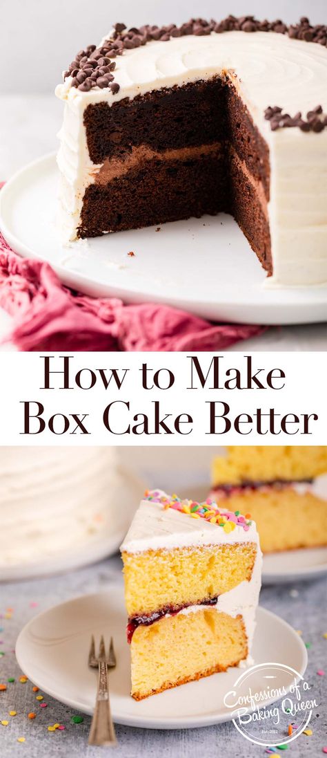 There are numerous tips and tricks to make box cake taste better. Ingredient swaps and additions will ensure you make your box cake taste the best it possibly can be!