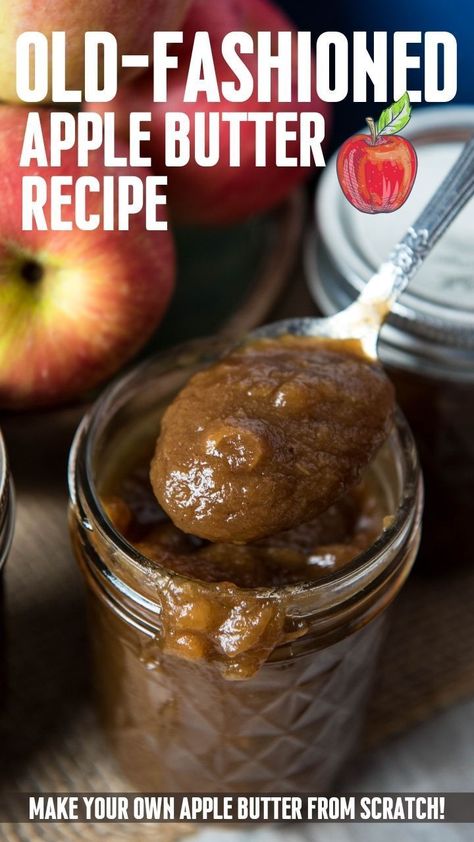 Apple Butter Crock Pot, Slow Cooker Apple Butter, Apple Butter Recipe, Homemade Apple Butter, Pancake Toppings, Slow Cooker Apples, Jam And Jelly, Cooked Apples, Jelly Recipes