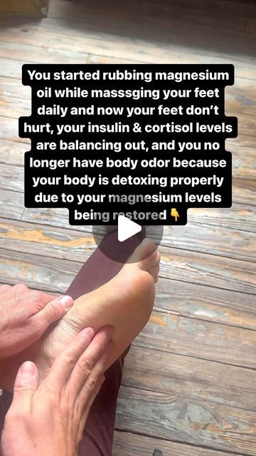 James Moore on Instagram: "YOUR FEET 🦶 WILL THANK YOU 🙏 Magnesium oil is a huge game changer! FOLLOW to be well!   #trending   This is not medical advice! This is what works for me!" Magnesium Oil Spray On Feet Benefits, Magnesium On Feet Benefits, Magnesium Spray On Feet Benefits, Magnesium Oil On Feet Benefits, Magnesium Oil Spray Benefits, Magnesium Oil Benefits, Magnesium Oil Spray, James Moore, Magnesium Spray