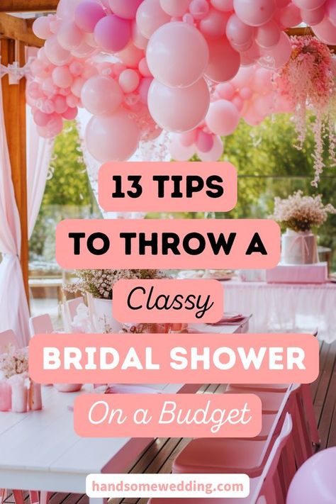 Looking for a way to throw a bridal shower on a budget? We've got tons of DIY ideas to help you put together adorable decorations, whip up some tasty and budget-friendly snacks, and keep your guests entertained with activities that won't cost a fortune. Get ready for a fantastic inexpensive bridal shower. Bridal Shower Budget Ideas, Throwing A Bridal Shower Ideas, Best Bridal Shower Decorations, How To Throw A Bridal Shower On A Budget, Bridal Shower Ideas Cheap, Simple Wedding Shower Decorations Easy Diy, Wedding Shower Diy Decorations, Home Bridal Shower Ideas Decor, Patio Bridal Shower Ideas