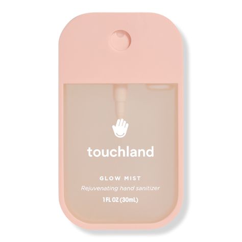 Glow Mist Rosewater Revitalizing Hand Sanitizer - Touchland | Ulta Beauty Clear Makeup, Sephora Skin Care, Eco Beauty, Lime Oil, Beauty Awards, Christmas Gift Guide, Makeup Case, Rose Water, Ulta Beauty