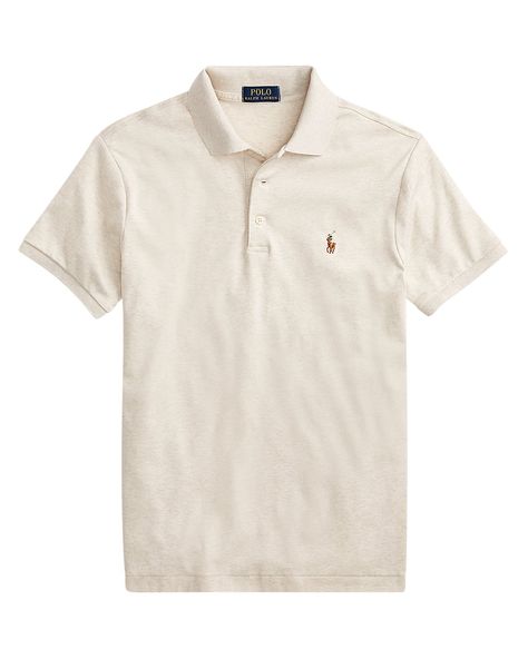 Ralph Lauren Mens Slim Fit Soft Touch Polo Shirt American Heather Designer Outlet Sales Luxury Couture Clearance Comfortable Hoodies, Ralph Lauren Logo, Polo Ralph Lauren Shorts, Tennis Shirts, Ralph Lauren Polo Shirts, T Shirt Polo, Ralph Lauren Jeans, Ralph Lauren Shorts, Polo T Shirts