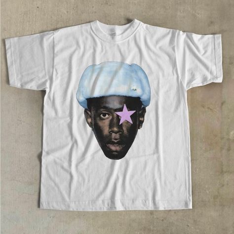 Custom Tyler The Creator x Bape Streetwear Fashion Crop Top, Cute Oversized Graphic Tees, Mint Green Graphic Tee, Y3k Shirts, Graphic Rapper Tees, Streetwear Shirts Women, Aelfric Eden Shirt, Graphic Tees Tyler The Creator, Shirt With Different Color Sleeves