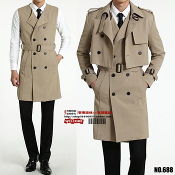 2023 Trench Coat, Spring Outerwear, Long Outerwear, British Style Men, Formal Jacket, Long Vest, Trench Coat Men, Long Trench, Long Trench Coat