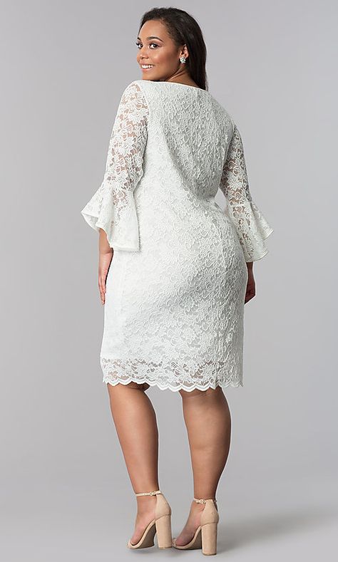 Party Dress With Sleeves, White Lace Party Dress, Corporate Wears, White Lace Dress Short, Lace Dress Classy, Party Dresses With Sleeves, Lace Party Dress, Gowns Short, Short Party Dresses