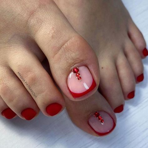 Fresh Toe Nail Art Ideas For Every Season Check more at https://allthenews.website/fresh-toe-nail-art-ideas-for-every-season/ Burgundy Matte Nails, Orange Toe Nails, French Toe Nails, Glitter Toe Nails, Red French Tip, Red Toenails, French Pedicure, Gel Toe Nails, Acrylic Toes