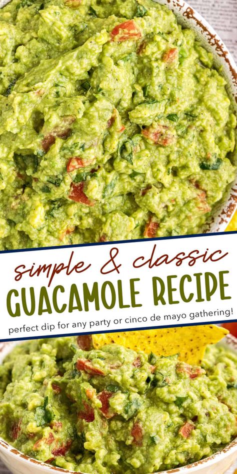 Guacamole Recipe Easy Homemade, Guacamole Recipe Easy, Salsa Guacamole, Best Guacamole Recipe, Easy Guacamole, Mini Pizzas, Dip Recipes Easy, Homemade Guacamole, Guacamole Recipe