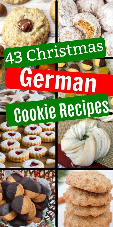 Discover the tasty world of German Christmas cookie recipes. 43 traditional Christmas German Cookies you will absolutely love. From butter cookies to German Gingerbread cookies, this is the best holiday round up. #christmasonadime #germanchristmascookies #christmascookies German Cookie Recipes, German Gingerbread Cookies, German Gingerbread, Xmas Cookies Recipes, German Pastries, German Christmas Food, German Food Authentic, German Christmas Cookies, Dress Trending