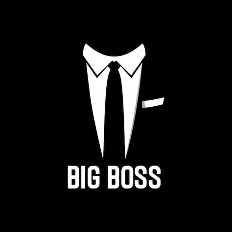 Big boss logo design inspirations | Premium Vector #Freepik #vector #black-tie #tuxedo #gentleman #suit-tie Elite Logo Design Ideas, Gentleman Logo Design, Suit Logo Design, Boss Logo Design, Gentleman Logo, Suit Logo, Black Logo Design, Tie Logo, Tailor Logo