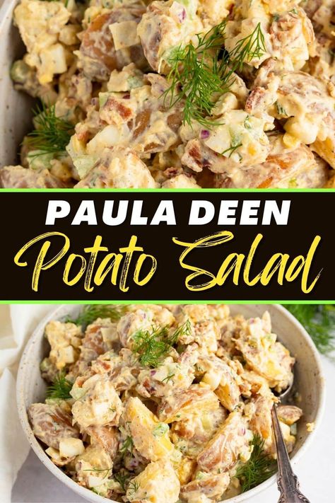 Paula Deen Potato Salad Famous Potato Salad, Worlds Best Potato Salad, Award Winning Potato Salad, Dolly Parton Potato Salad, Southern Living Potato Salad, Golden Potato Salad, Cold Potato Salad Recipes, Pototato Salad, Fancy Potato Salad