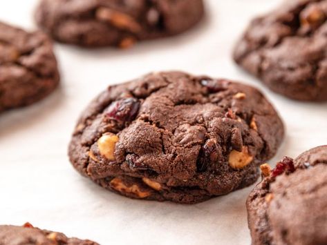 Cow Patty Cookies Recipe | Ree Drummond | Food Network Cow Patty Cookies, Cow Patties, Cow Pies, Pioneer Woman Ree Drummond, Cheap Clean Eating, Cowboy Cookies, Ree Drummond, Dried Cherries, Chocolate Pies