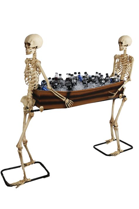 Posable Skeleton, Coffin Halloween, Plastic Skeleton, Halloween Express, Skeleton Decorations, Unique Gadgets, Halloween Displays, Theme Halloween, Trick Or Treater