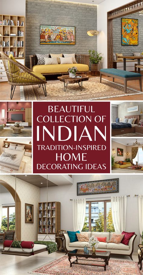 Indian Inspired Interior Design, Indian Inspired Decor Living Rooms, Indian Home Interior Living Rooms, Home Interior Design Indian Traditional, Home Decor Indian Style, Indian Style Living Room, Indian Living Room Decor, Home Interior Design Indian, Indian Living Room Design