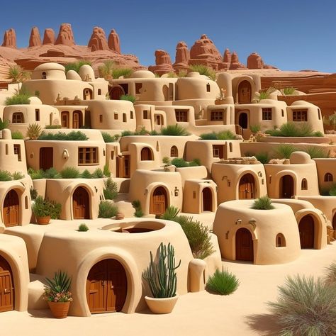 Desert Solarpunk, Resort Interior Design, Black Architecture, Wood Chair Design, Futuristic Building, Eco Architecture, Dream Vacations Destinations, Cob House, Structure Architecture