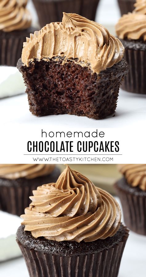 Home Made Cupcake Recipes, Easy Chocolate Cupcakes, Espresso Cupcakes, Home Made Cupcakes, Homemade Chocolate Cupcakes, Homemade Cupcake Recipes, Chocolate Cupcake Recipe, Best Chocolate Cupcakes, Homemade Flour