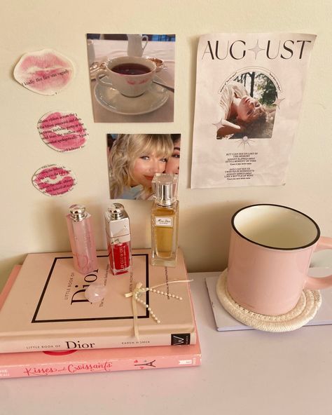 Beauty Vanity, Aesthetic Coquette, Lip Glow, Room Inspiration Bedroom, Bedroom Inspo, Dream Room, Room Inspo, Bedside Table, Room Inspiration