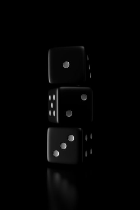 Light and shadow of dice Premium Photo | Premium Photo #Freepik #photo #light Photos With Black Background, Things That Are Black, Black Things Photography, Black Objects Aesthetic, Black Things Aesthetic, Black Photography Dark, Black On Black Photography, Black Colour Aesthetic, Matt Black Aesthetic