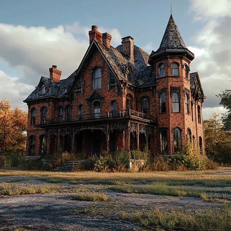 Abandoned Places Story Mansion Hotel, Eerie Places, Old Abandoned Houses, Spooky House, Beautiful Houses Interior, Abandoned House, Hotel Bed, Haunted Places, Luxury Homes Dream Houses