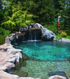 bio piscina on Pinterest | Natural Pools, Swimming Ponds and ... Greenhouse Pool, Ponds Ideas, Pools Inground, Garden Igloo, Swimming Ponds, Evergreen Landscape, Natural Swimming Ponds, Stone Pool, Diy Swimming Pool