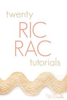 It's A Good Day, Rick Rack, Ric Rac, Love Sewing, Diy Couture, Sewing Skills, Sewing Projects For Beginners, Quilting Tutorials, Quilt Tutorials